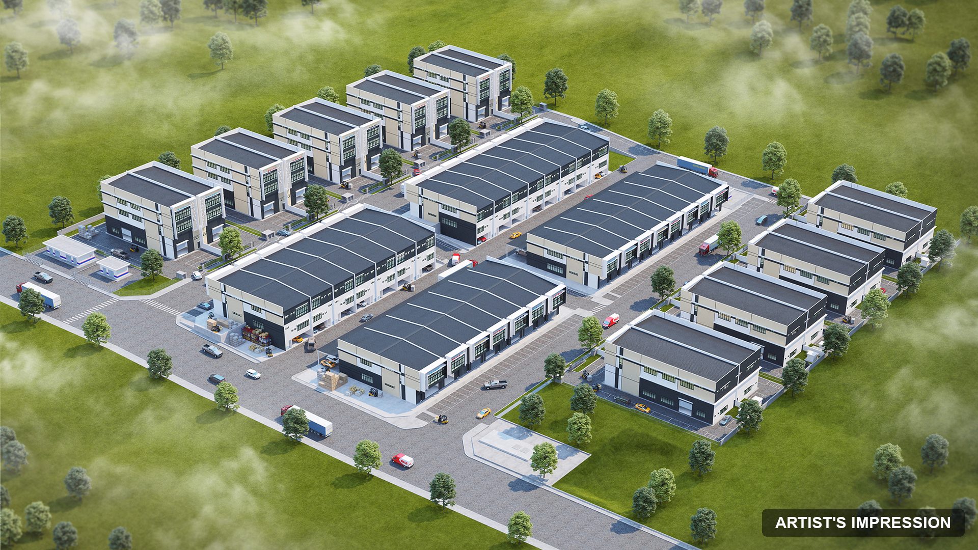 Terrace Factory & Semi-D Factory in Beranang